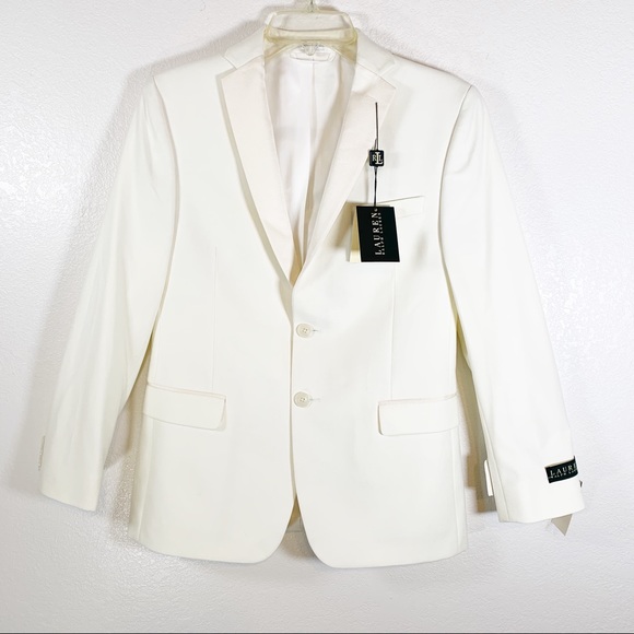 ralph lauren women's white blazer